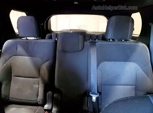 1FM5K8D87JGA33984 2018 FORD EXPLORER Blue უკანა სავარძლების ხედი