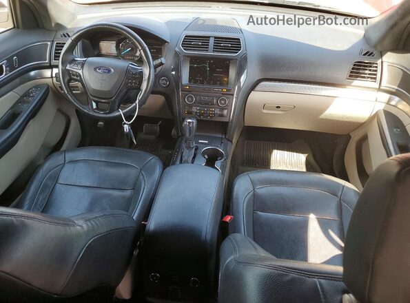 1FM5K8D87JGA65494 2018 FORD EXPLORER Red წინა პანელის ხედი