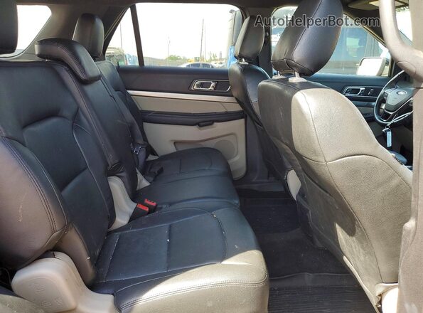 1FM5K8D87JGA65494 2018 FORD EXPLORER Red უკანა სალონის ხედი