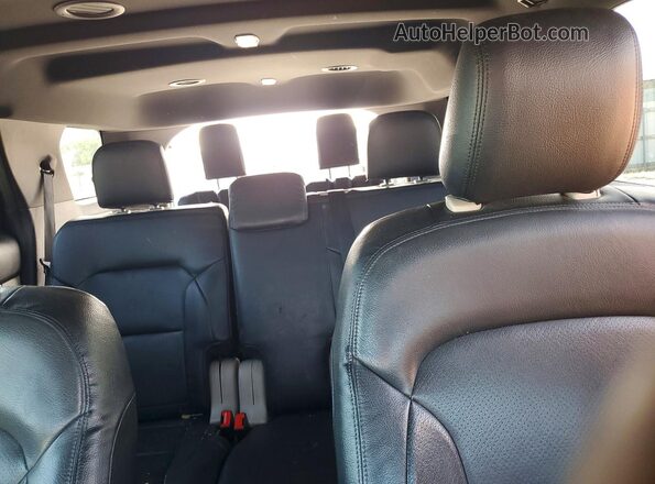 1FM5K8D87JGA65494 2018 FORD EXPLORER Red უკანა სავარძლების ხედი
