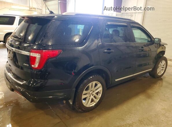 1FM5K8D87JGA68234 2018 FORD EXPLORER Черный Задняя правая четверть