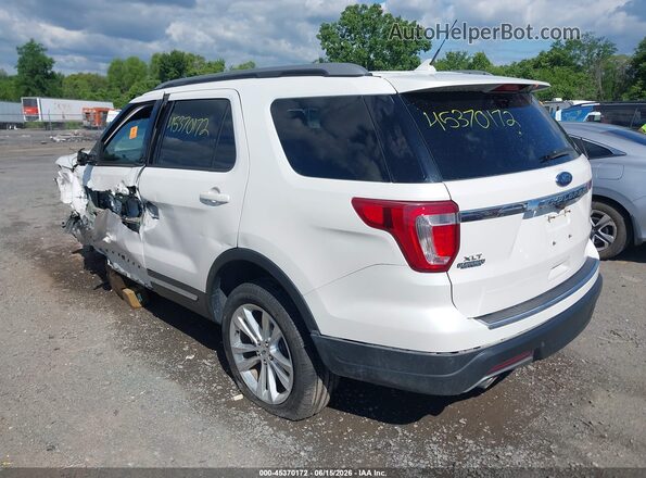 1FM5K8D87JGC40259 2018 FORD EXPLORER White Tył lewy