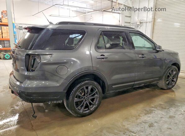 1FM5K8D87JGC41590 2018 FORD EXPLORER Gray Հետևի աջ