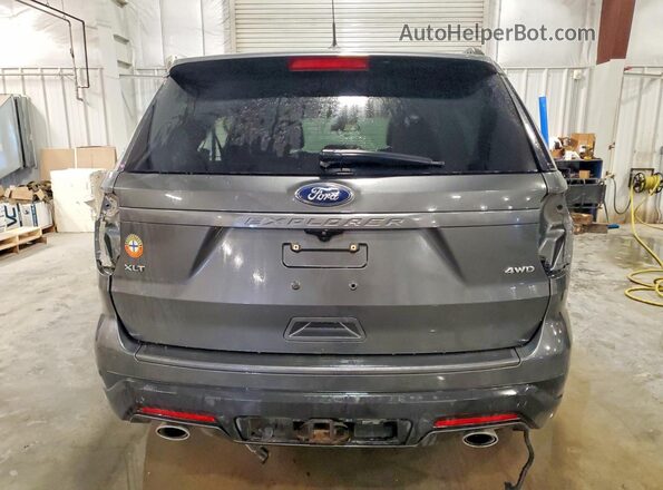 1FM5K8D87JGC41590 2018 FORD EXPLORER Gray Հետևի տեսք