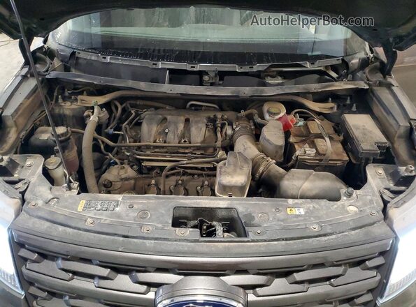 1FM5K8D87JGC41590 2018 FORD EXPLORER Gray Շարժիչի բաժամունքի տեսք
