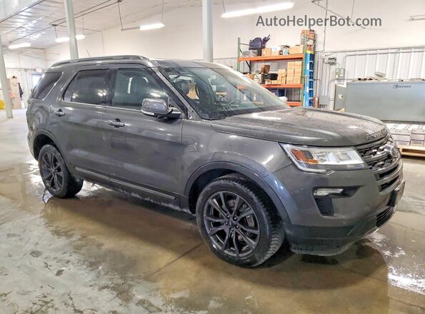 1FM5K8D87JGC41590 2018 FORD EXPLORER Gray Առջևի աջ