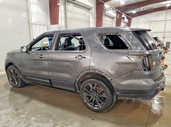 1FM5K8D87JGC41590 2018 FORD EXPLORER Gray Հետևի ձախ