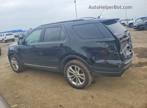 1FM5K8D87JGC83578 2018 FORD EXPLORER Black Trasero izquierdo