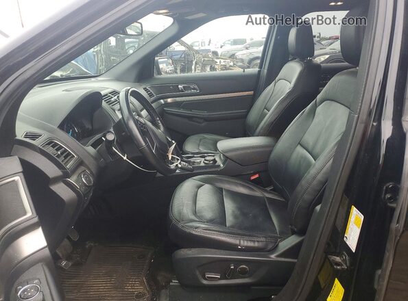 1FM5K8D87JGC83578 2018 FORD EXPLORER Black Vista interior delantera