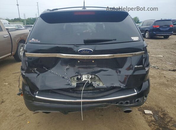 1FM5K8D87JGC83578 2018 FORD EXPLORER Black Vista trasera
