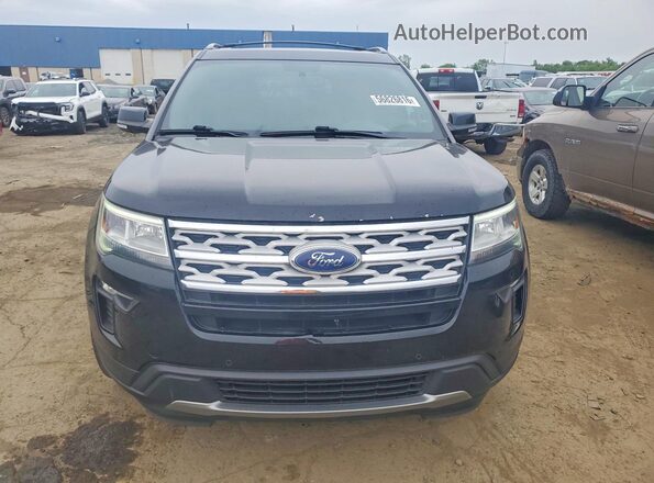 1FM5K8D87JGC83578 2018 FORD EXPLORER Black Vista frontal