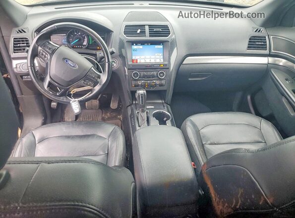 1FM5K8D87JGC83578 2018 FORD EXPLORER Black Vista del salpicadero