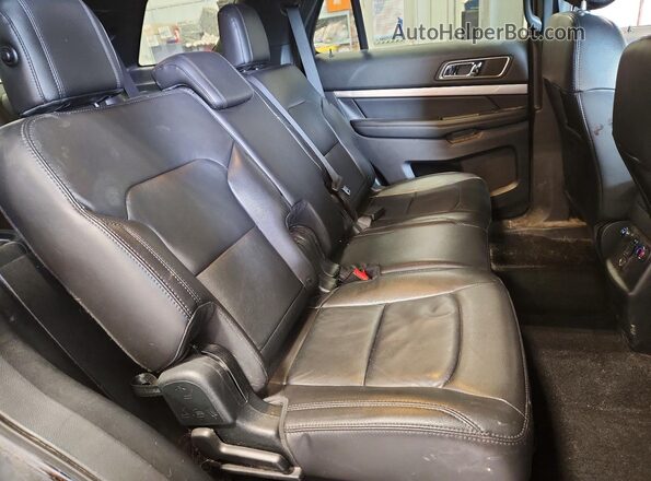 1FM5K8D87JGC83757 2018 FORD EXPLORER Black უკანა სალონის ხედი