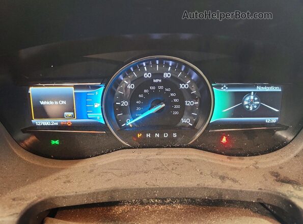 1FM5K8D87JGC83757 2018 FORD EXPLORER Black ხელსაწყოთა პანელის ხედი