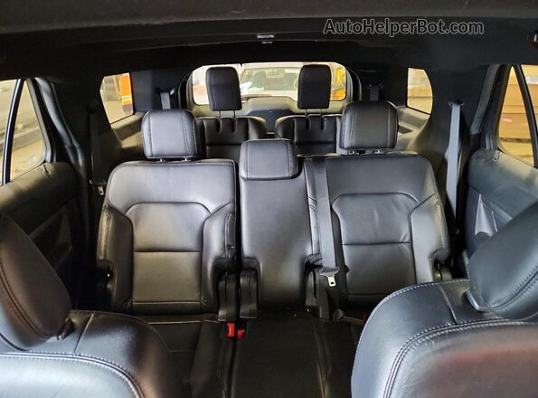 1FM5K8D87JGC83757 2018 FORD EXPLORER Black უკანა სავარძლების ხედი