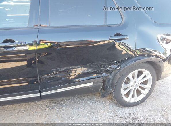 1FM5K8D87JGC93463 2018 FORD EXPLORER Black Widok z przodu