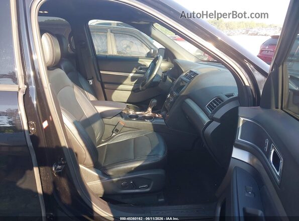 1FM5K8D87JGC93463 2018 FORD EXPLORER Black Widok wnętrza z przodu