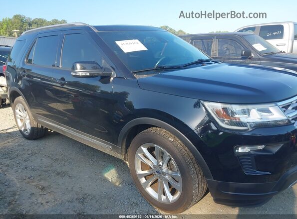 1FM5K8D87JGC93463 2018 FORD EXPLORER Black Widok wnętrza 360 stopni