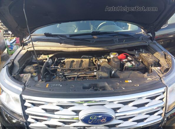 1FM5K8D87JGC93463 2018 FORD EXPLORER Black Widok z tyłu