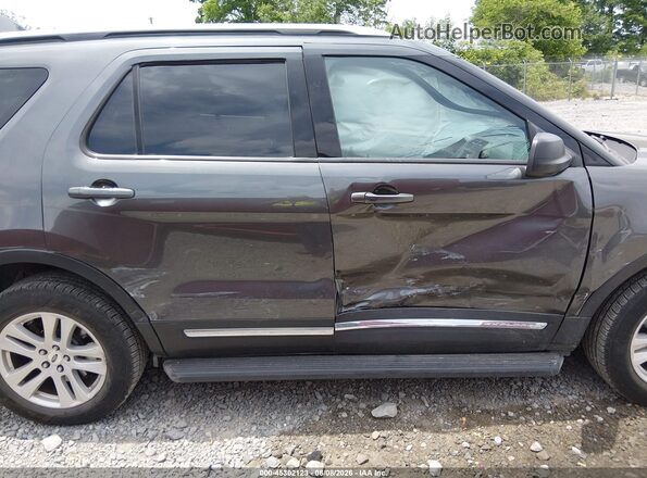 1FM5K8D87KGB01976 2019 FORD EXPLORER Gray Widok z przodu