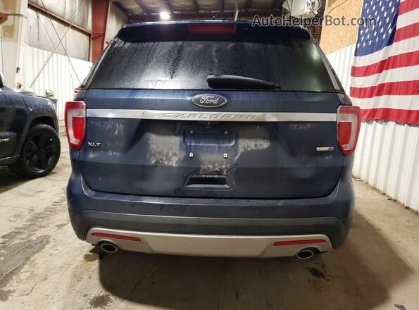 1FM5K8D88GGC50808 2016 FORD EXPLORER Blue Հետևի տեսք