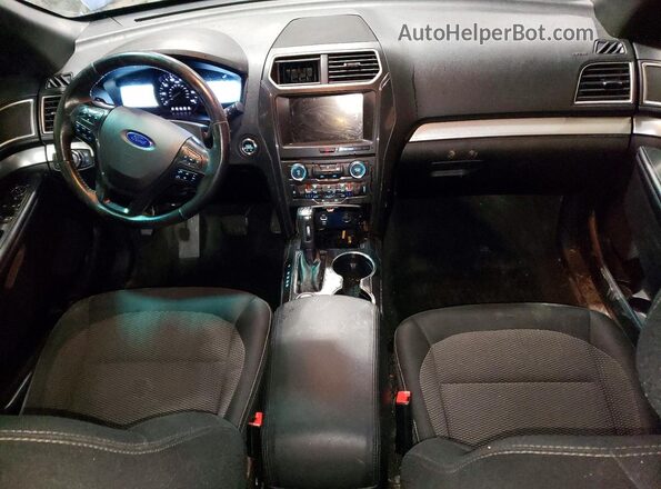 1FM5K8D88GGC50808 2016 FORD EXPLORER Blue Առջևի վահանակի տեսք