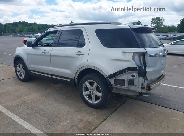 1FM5K8D88HGC79307 2017 FORD EXPLORER Silver უკანა მარცხენა
