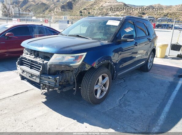 1FM5K8D88HGC85625 2017 FORD EXPLORER Blue 