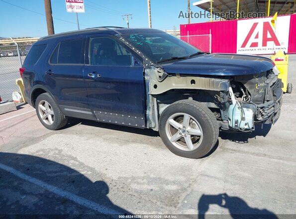 1FM5K8D88HGC85625 2017 FORD EXPLORER Blue 
