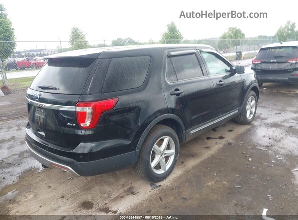 1FM5K8D88HGD74997 2017 FORD EXPLORER Black უკანა მარჯვენა