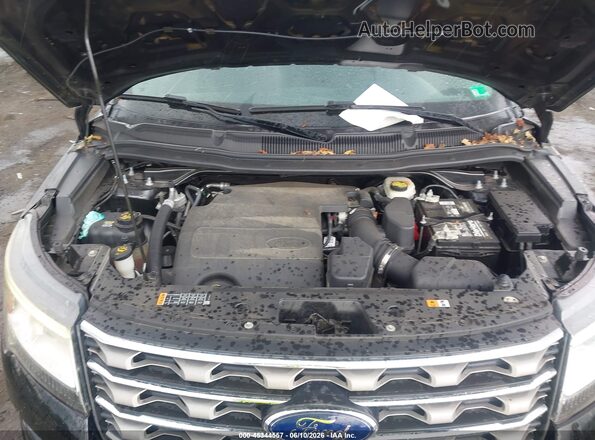 1FM5K8D88HGD74997 2017 FORD EXPLORER Black უკანა ხედი
