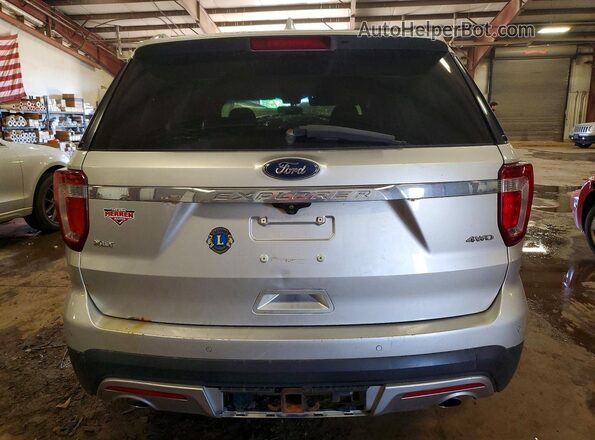 1FM5K8D88HGE16309 2017 FORD EXPLORER Серебряный 