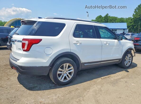 1FM5K8D88JGA17082 2018 FORD EXPLORER White უკანა მარჯვენა