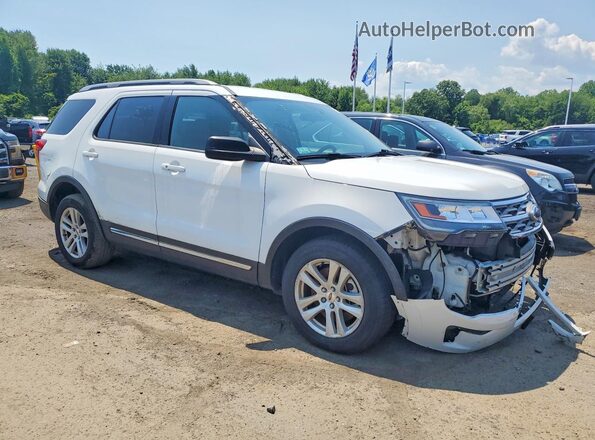 1FM5K8D88JGA17082 2018 FORD EXPLORER White წინა მარჯვენა