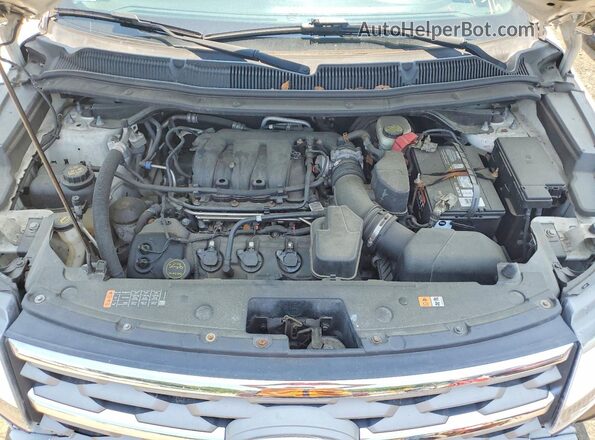 1FM5K8D88JGA17082 2018 FORD EXPLORER White ძრავის განყოფილების ხედი