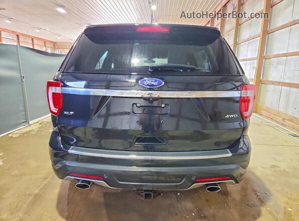 1FM5K8D88JGA44489 2018 FORD EXPLORER Black 
