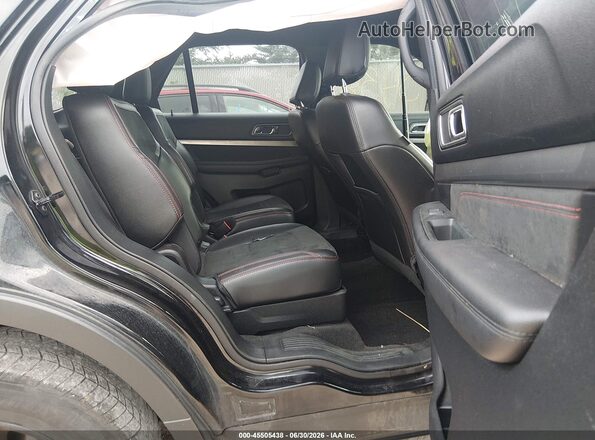 1FM5K8D88JGA68176 2018 FORD EXPLORER Black Вид наклейки з VIN-кодом