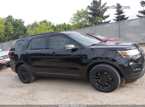 1FM5K8D88JGA68176 2018 FORD EXPLORER Black Вид задньої частини салону