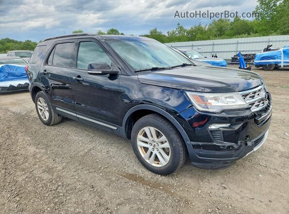 1FM5K8D88JGA74656 2018 FORD EXPLORER Black Передня права чверть