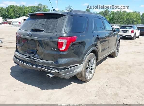 1FM5K8D88JGC24717 2018 FORD EXPLORER Black უკანა მარჯვენა