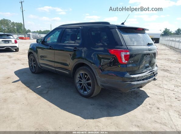 1FM5K8D88JGC24717 2018 FORD EXPLORER Black უკანა მარცხენა