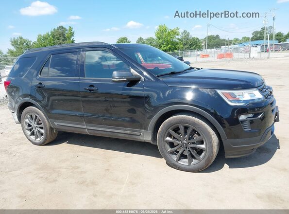 1FM5K8D88JGC24717 2018 FORD EXPLORER Black უკანა სალონის ხედი