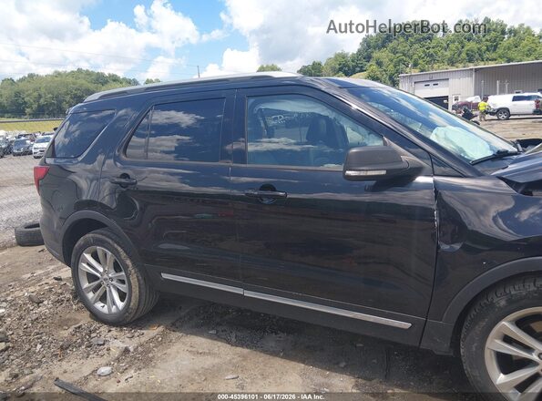 1FM5K8D88KGA45546 2019 FORD EXPLORER Black Rear interior view