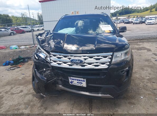 1FM5K8D88KGA45546 2019 FORD EXPLORER Black Instrument cluster view