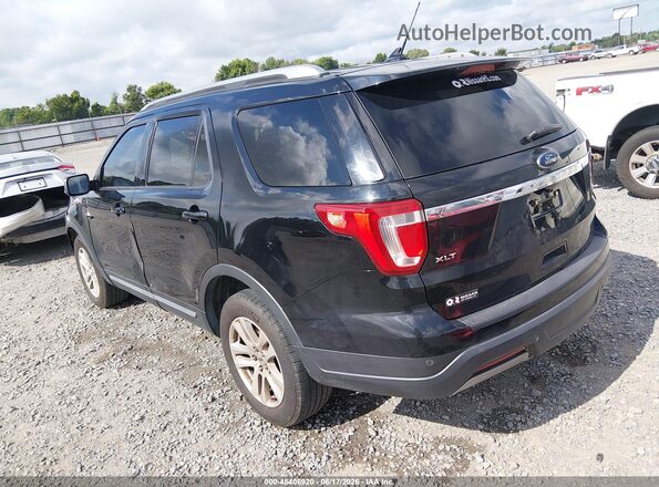 1FM5K8D88KGA61536 2019 FORD EXPLORER Black Tył lewy