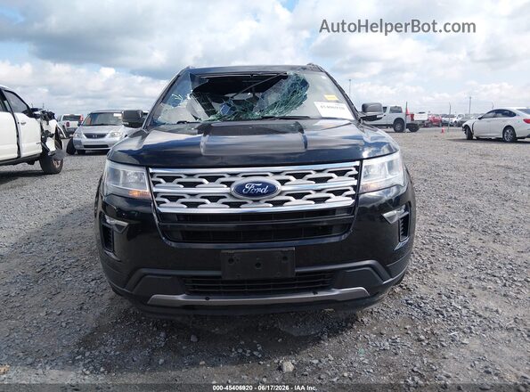 1FM5K8D88KGA61536 2019 FORD EXPLORER Black Widok zestawu wskaźników