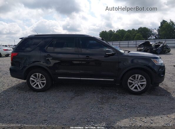 1FM5K8D88KGA61536 2019 FORD EXPLORER Black Widok wnętrza z tyłu
