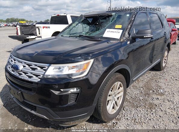 1FM5K8D88KGA61536 2019 FORD EXPLORER Black Widok z przodu