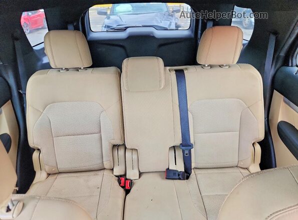 1FM5K8D89GGA71838 2016 FORD EXPLORER Black Вид задніх сидінь