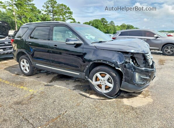 1FM5K8D89GGA71838 2016 FORD EXPLORER Black Передня права чверть